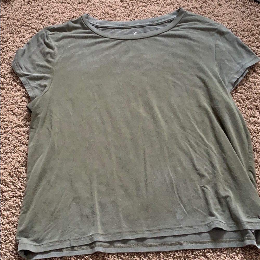 army green american eagle soft and sexy shirt